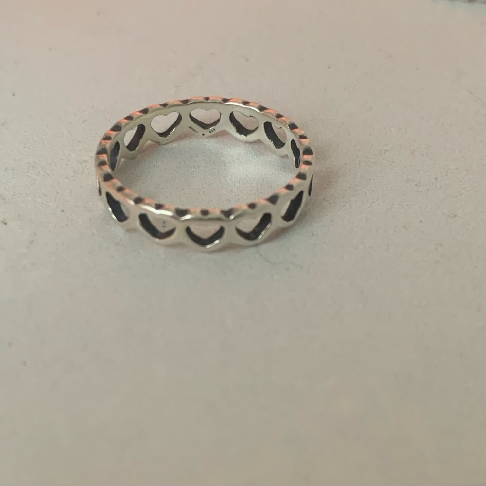 James Avery size six heart ring